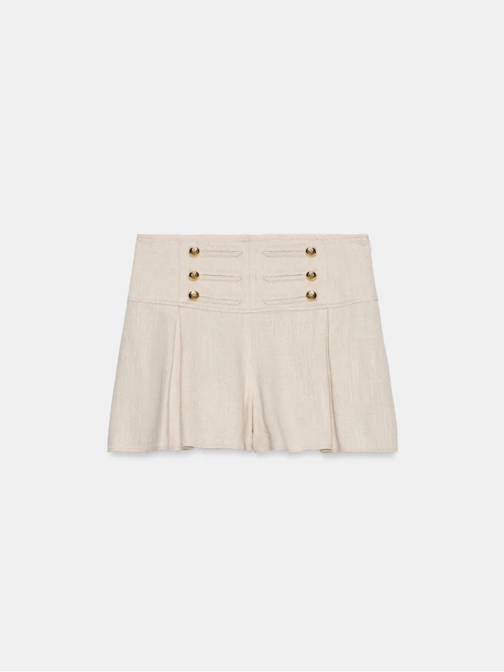 ZARA SHORTS WITH BUTTON DETAILS